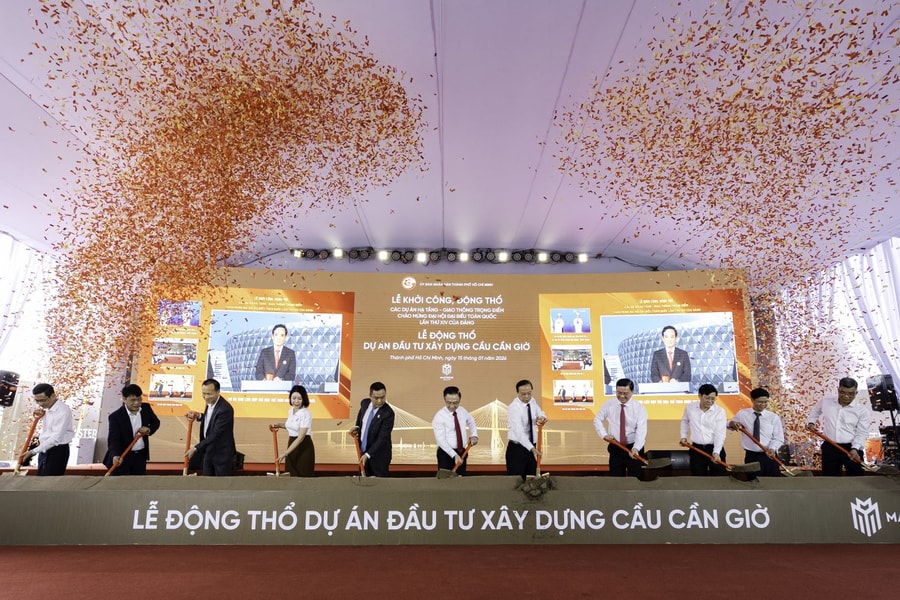 TP Hồ Chí Minh: Đồng loạt khởi công 4 dự án trọng điểm chào mừng Đại hội Đảng toàn quốc