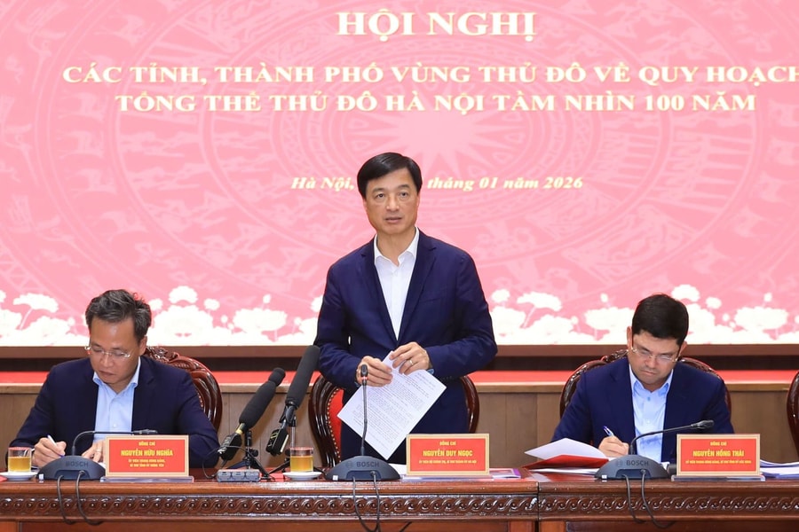 Hà Nội giữ vai trò trung tâm, động lực chính phát triển Vùng Thủ đô