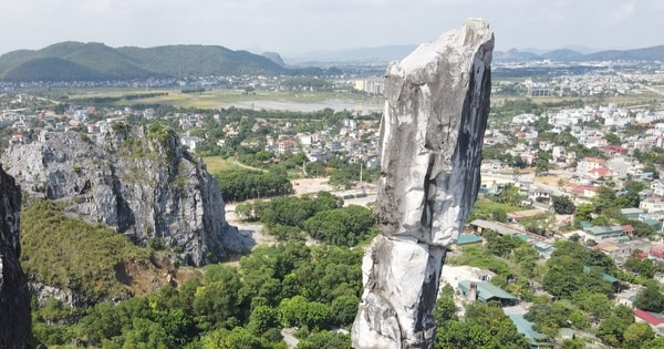 Phương án khoan lỗ "cứu" Hòn Vọng Phu trước nguy cơ đổ sập