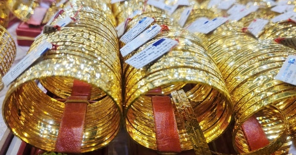Sáng 15-1, giá vàng miếng SJC, vàng nhẫn giảm 700.000 đồng/lượng