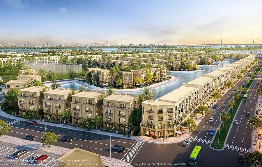 Lợi thế thương mại của nhà phố hai mặt tiền Vinhomes Royal Island