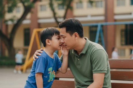 Con tôi sợ nhà vệ sinh ở trường khi rời mẫu giáo vào lớp một