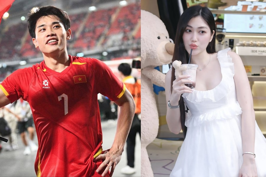 Sắc vóc bạn gái tin đồn của tiền đạo Nguyễn Đình Bắc