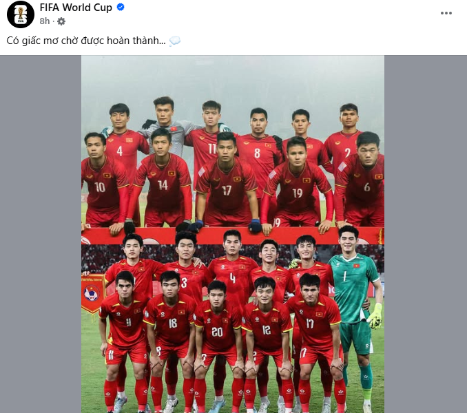 Thông điệp của FIFA sau trận thắng của U23 Việt Nam trước UAE