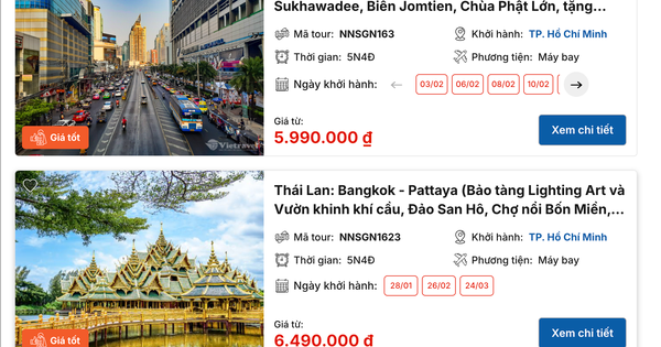 Giá tour Tết đi Thái Lan, Singapore dịp Tết đắt hay rẻ?