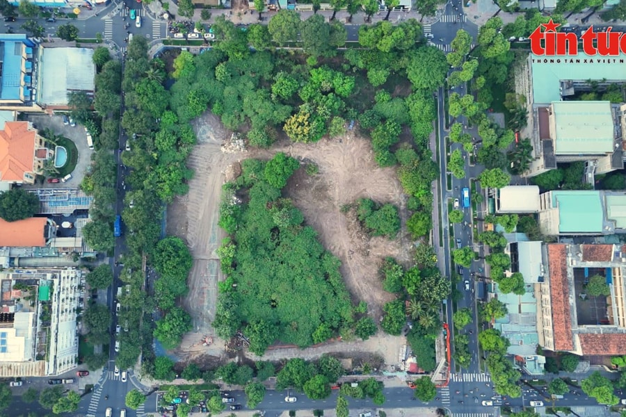 Đất công trung tâm TP Hồ Chí Minh được chỉnh trang đón Tết