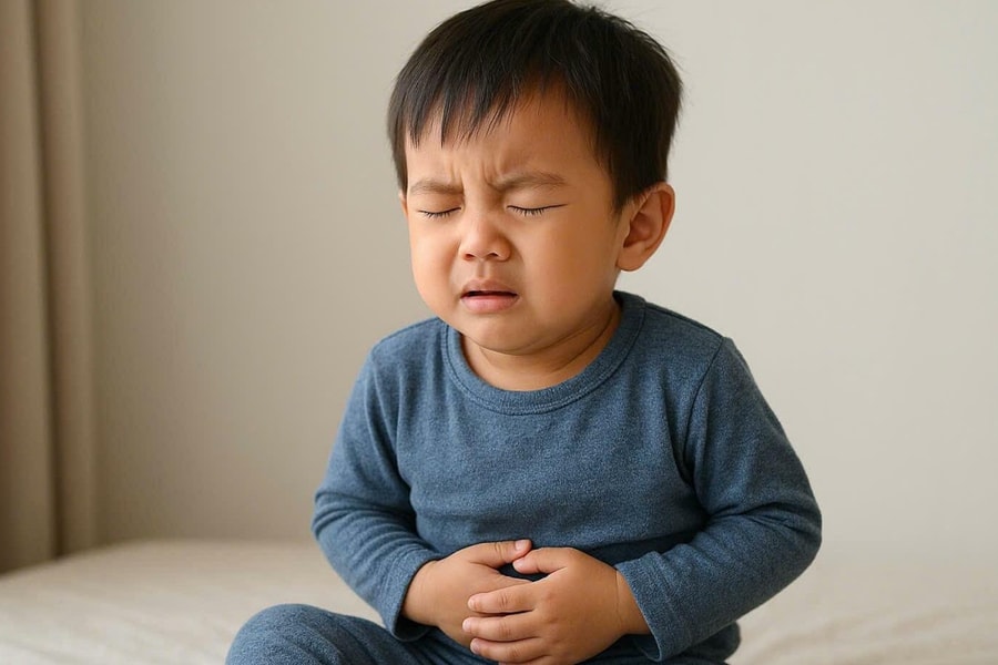 Vì sao trẻ bị lạnh bụng?