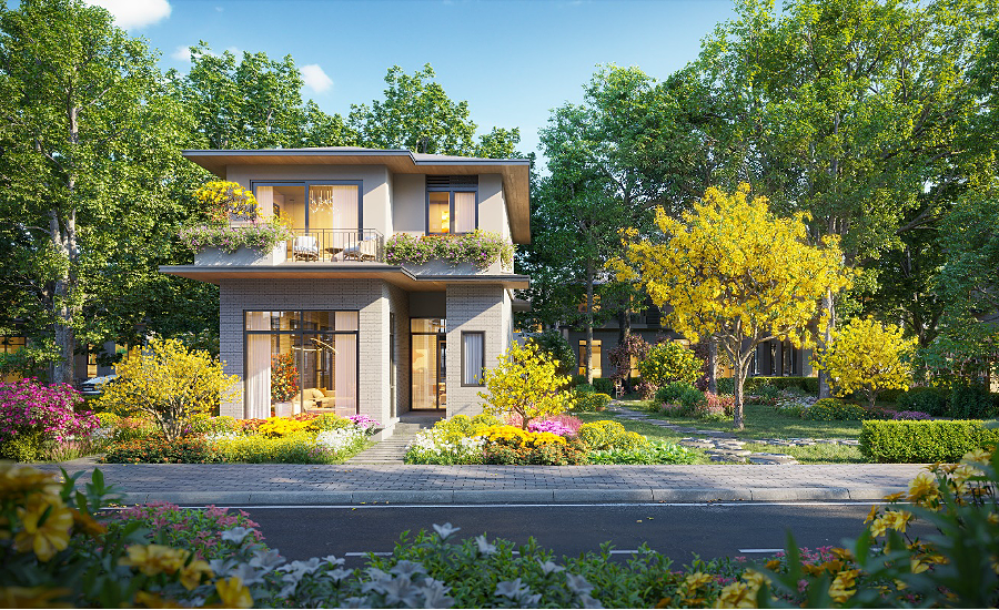 Điểm nhấn phân khu Rừng Mai tại dự án Eco Retreat