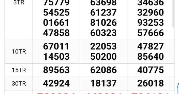 Xổ số miền Nam: Sáng 19-1, bất ngờ với giải độc đắc và giải an ủi của 3 đài