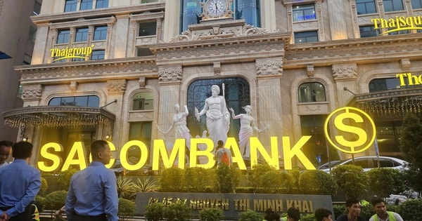 Logo Sacombank bất ngờ xuất hiện tại "đại bản doanh" của Thaigroup