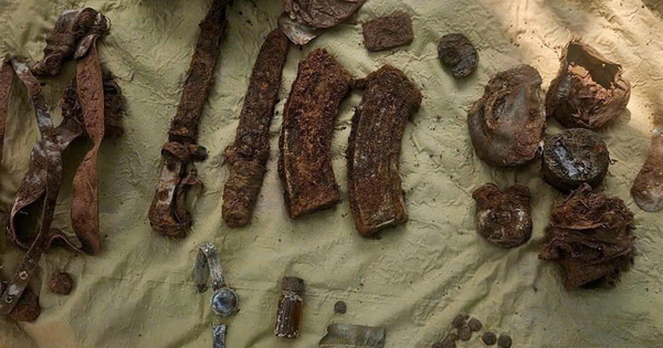 Phát hiện hài cốt liệt sỹ cùng nhiều di vật đặc biệt