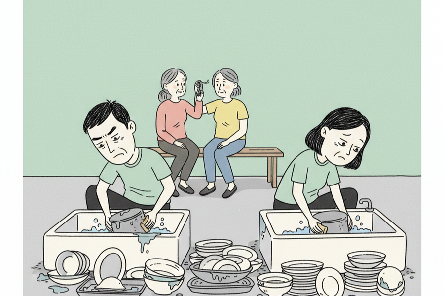 Chồng chăm chỉ quá khiến nhiều lúc tôi khó chịu