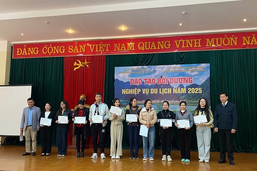 Học viện Nông nghiệp Việt Nam bồi dưỡng nhân lực du lịch Cao Bằng