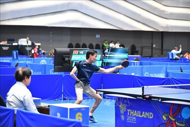 ASEAN Para Games 13: VĐV bóng bàn Việt Nam vào chung kết đơn nam