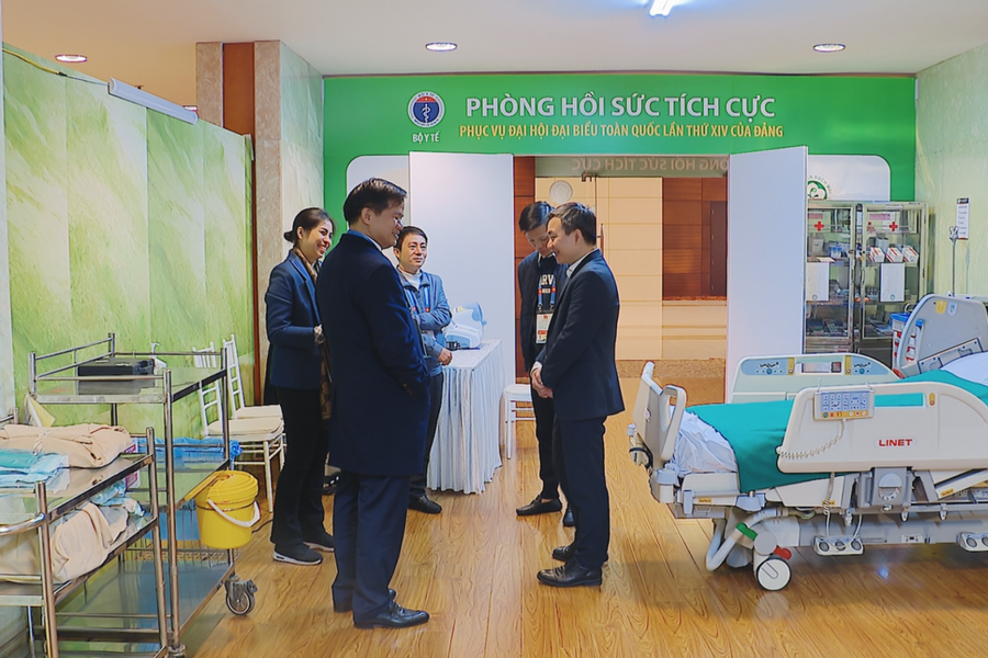 Y tế sẵn sàng các tình huống phục vụ tại Đại hội XIV của Đảng