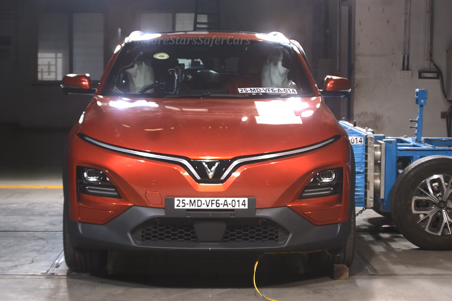 Hai mẫu xe VinFast đạt chứng nhận an toàn 5 sao