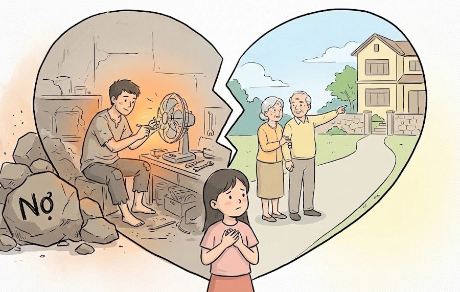 Bố mẹ muốn con rể có nhà thành phố nhưng tôi lại yêu chàng trai đang gánh nợ