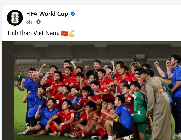 FIFA dùng bốn chữ nói về bản lĩnh U23 Việt Nam sau trận thắng Hàn Quốc