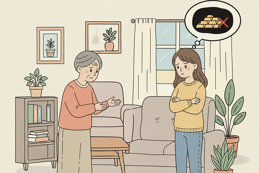 Mẹ chồng hỏi mượn 13 cây vàng của tôi nhưng không chịu viết giấy xác nhận