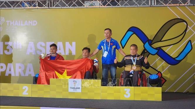 ASEAN Para Games 13: Điền kinh Việt Nam có thêm HCV môn Ném lao