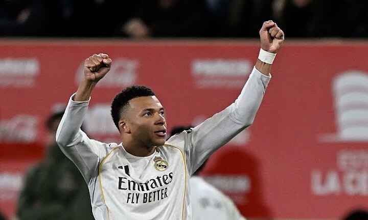 Mbappe lập cú đúp, đưa Real lên đầu bảng La Liga