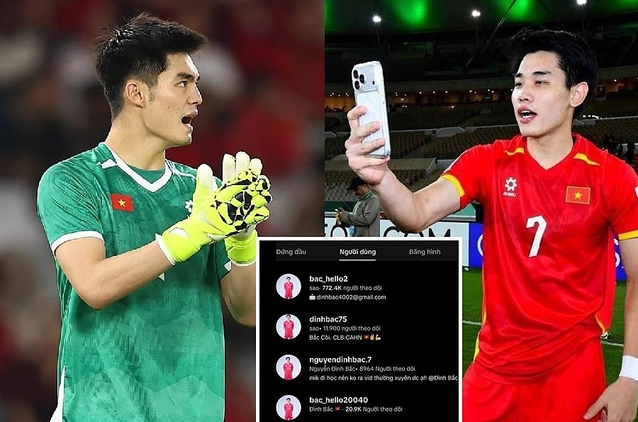 Mắc bẫy tài khoản fake của Trung Kiên, Đình Bắc