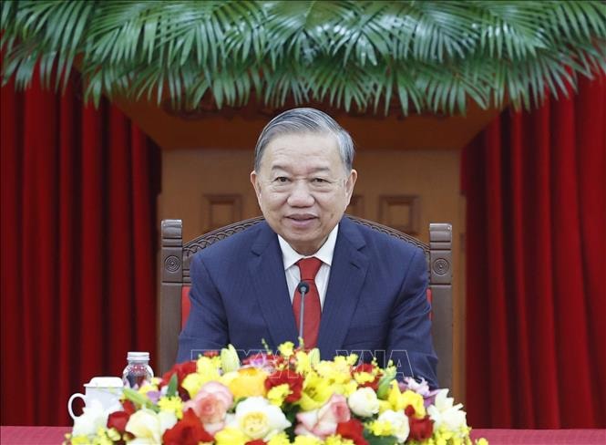 Tổng Bí thư Tô Lâm điện đàm với Tổng Bí thư, Chủ tịch nước Cộng hòa Nhân dân Trung Hoa Tập Cận Bình