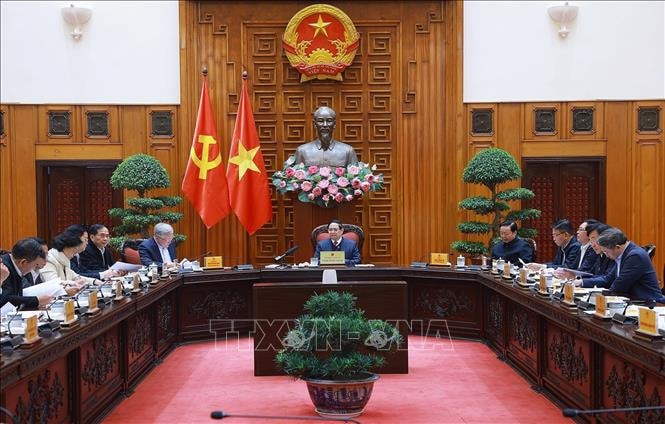 Thường trực Chính phủ và Thường vụ Đảng ủy Chính phủ họp về các dự án điện hạt nhân