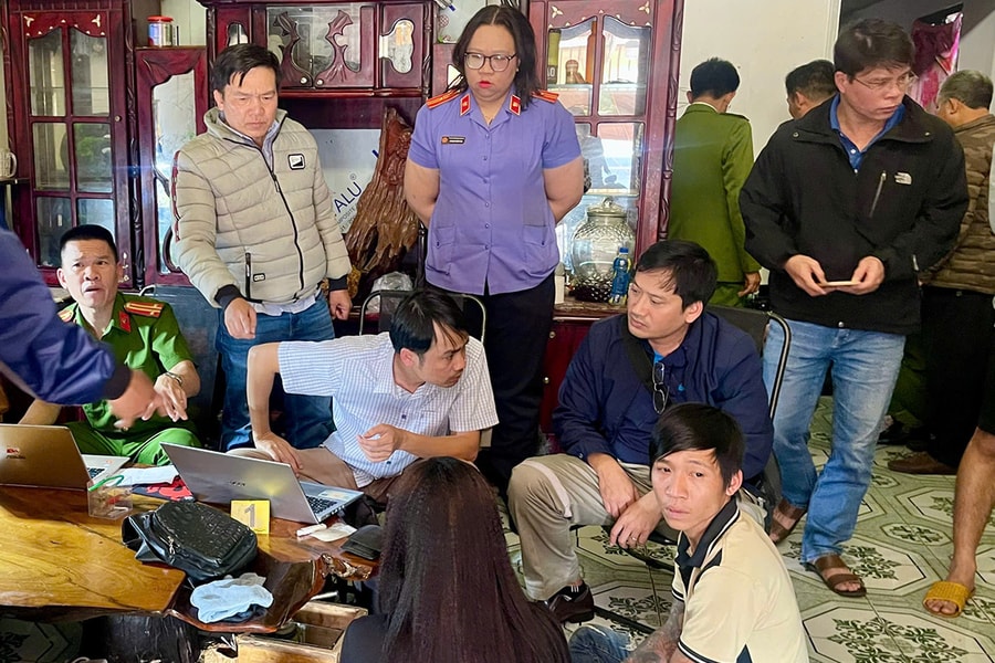 Công an Gia Lai phong tỏa căn nhà bắt kẻ tàng trữ ma túy