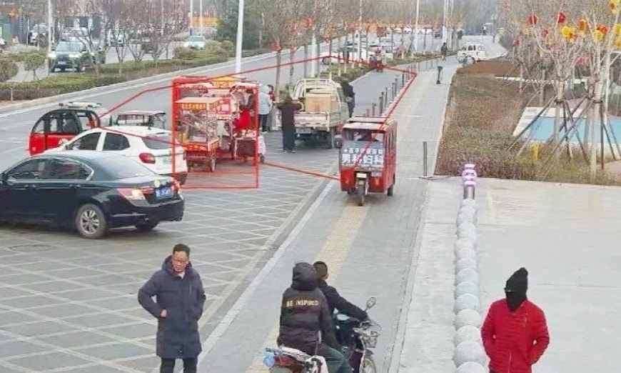 Cách Công an Trung Quốc kiểm soát vỉa hè bằng camera AI