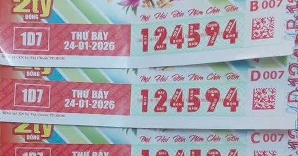 Xổ số miền Nam: Sáng 26-1, lộ diện người trúng 3 giải độc đắc ở TPHCM