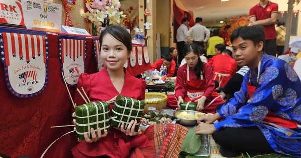 Bánh chưng với thịt heo Mỹ có gì hấp dẫn?