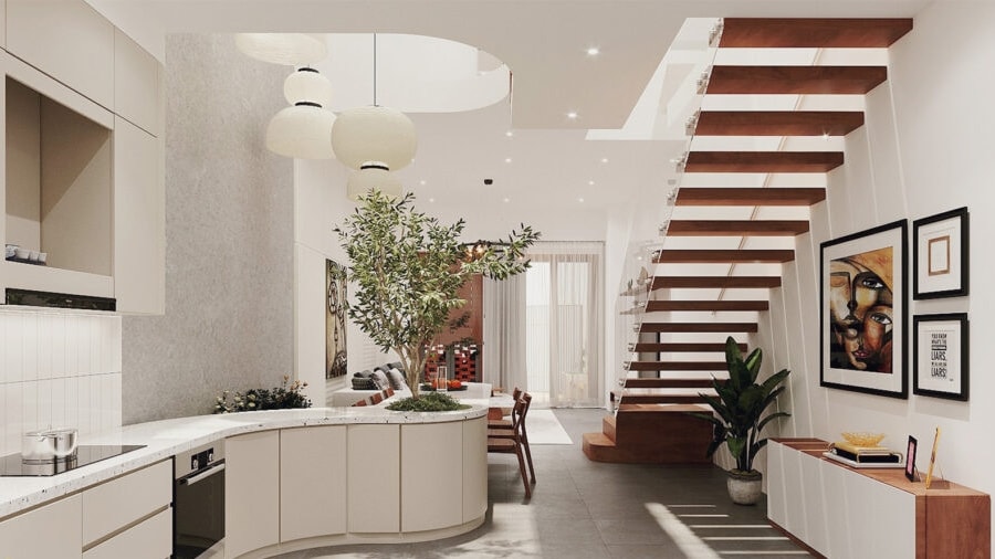 Những mẫu giếng trời độc đáo cho nhà phố