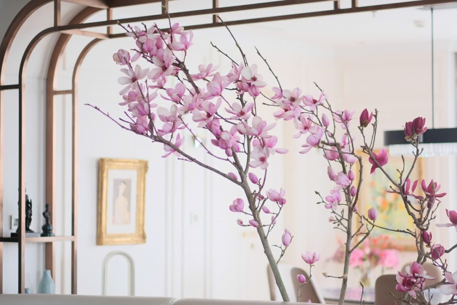 Cách chọn bình hoa mộc lan đẹp cho không gian ngày Tết