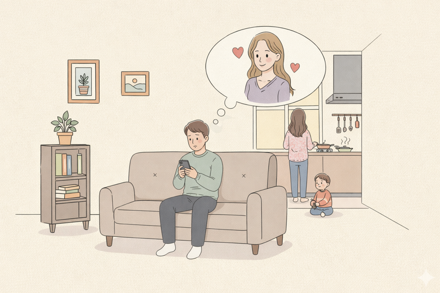 Tôi tương tư người phụ nữ không xinh và khéo bằng vợ