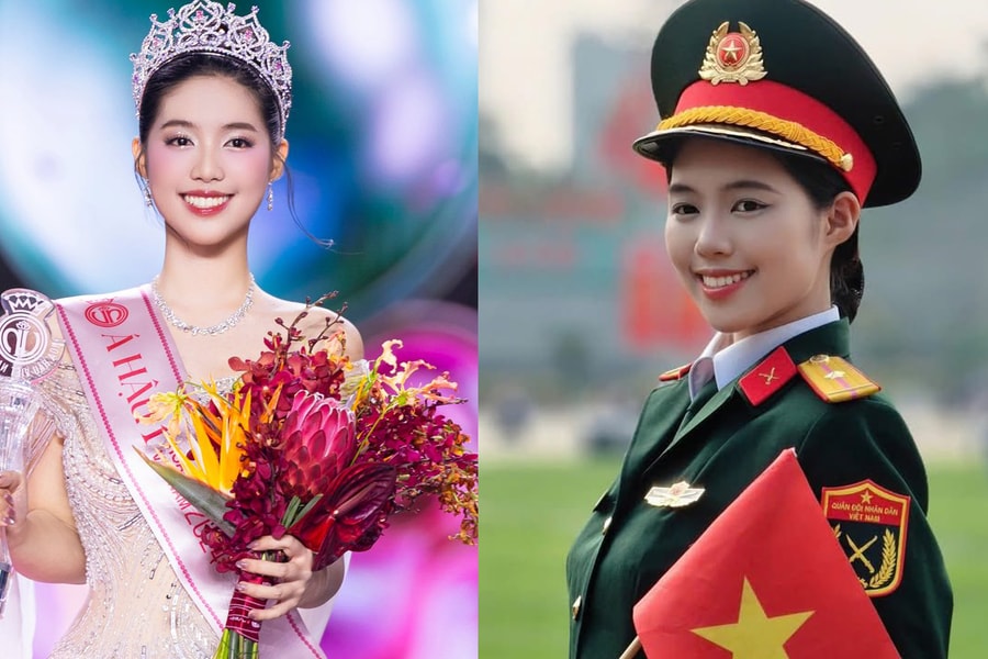 Dân mạng tìm kiếm thông tin Á hậu xinh đẹp xuất hiện cùng Đình Bắc