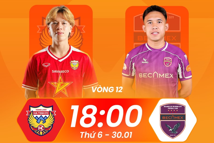 Kết quả Hà Tĩnh vs Becamex TP.HCM, vòng 12 giải V.League mới nhất