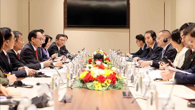 Đồng chí Lê Hoài Trung hội đàm với Đặc phái viên của Tổng Bí thư, Chủ tịch nước Trung Quốc