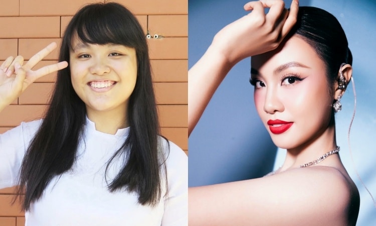 Á hậu Thủy Tiên biến đổi sắc vóc sau 10 năm