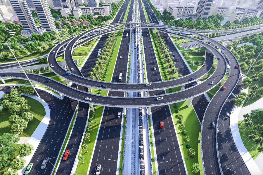 Định hướng 9 trục không gian hành lang phát triển của Thủ đô