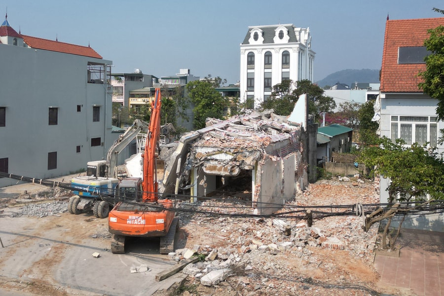 Phá dỡ biệt thự, nhà cao tầng để mở rộng đại lộ đẹp nhất Thanh Hoá