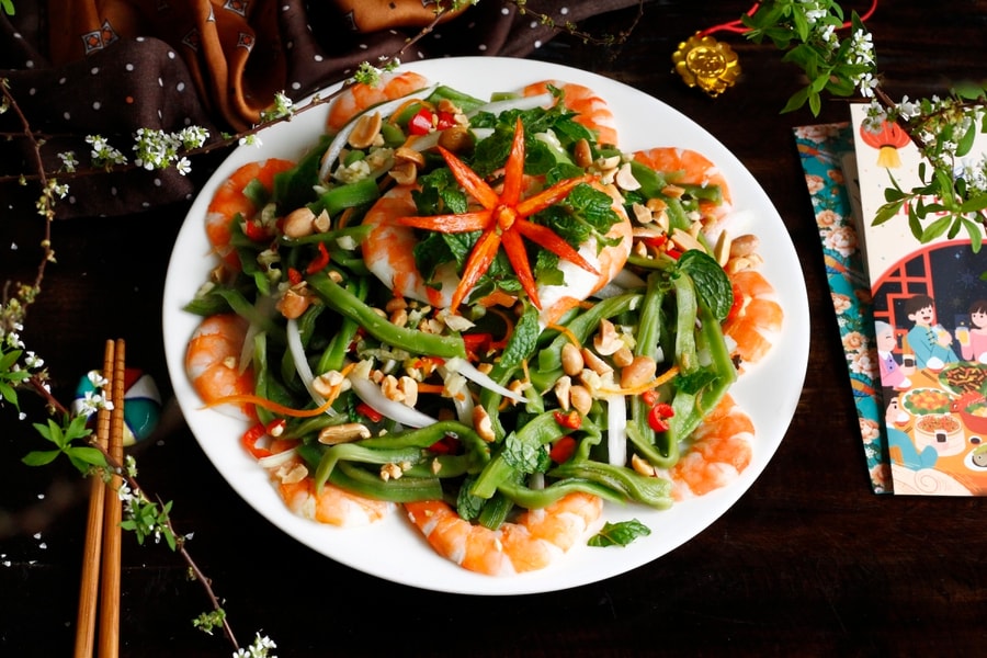 Nộm rau tiến vua đổi vị ngày Tết