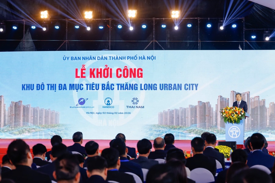 Handico - Sunshine Group - Thái Nam Land khởi công KĐT Bắc Thăng Long Urban City