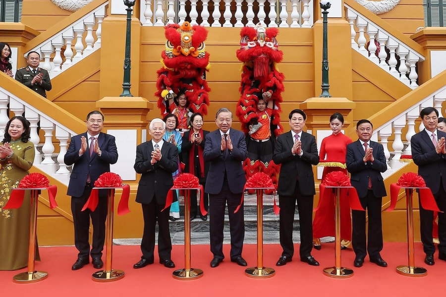 Khánh thành trụ sở Cơ quan Chủ tịch nước