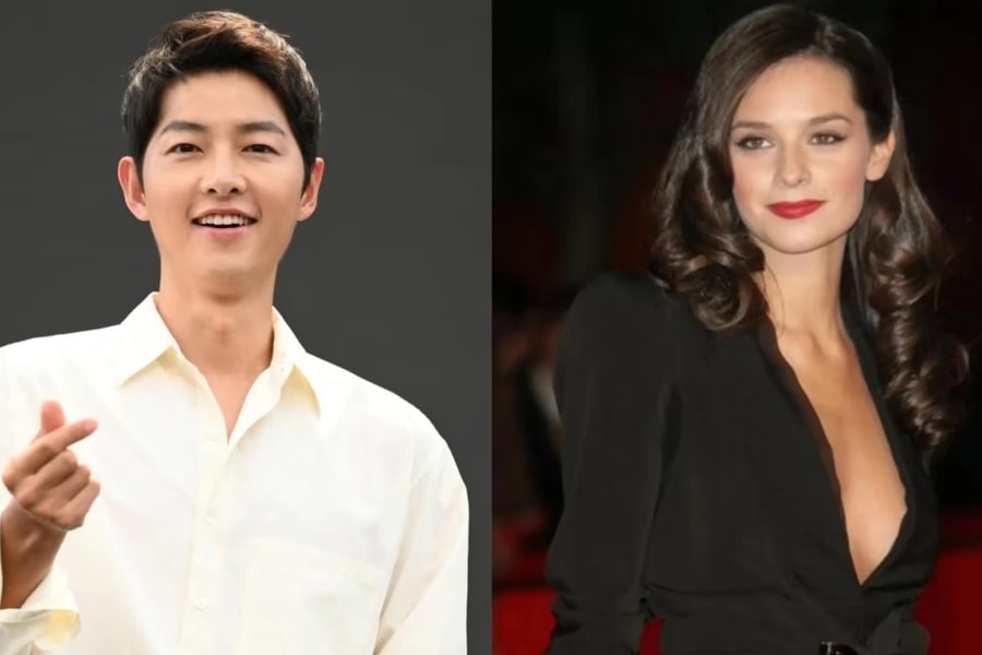 Song Joong Ki lộ diện bên vợ Tây