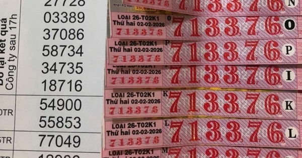 Xổ số miền Nam: Sáng 3-2, hai dãy số độc đắc đã tìm ra người trúng giải