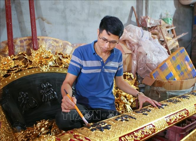 Làng nghề mộc chạy đua với thời gian sản xuất hàng Tết