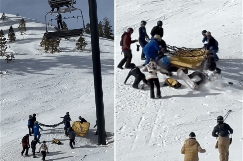 Cô bé thoát chết thần kỳ khi rơi khỏi cáp treo