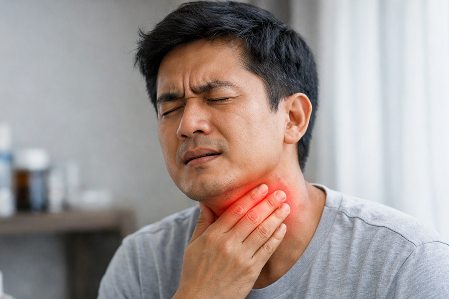 Bệnh nào gây đau rát họng sau nôn?