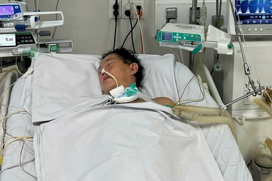 Nằm liệt giường sau cú ngã vào bụi tre